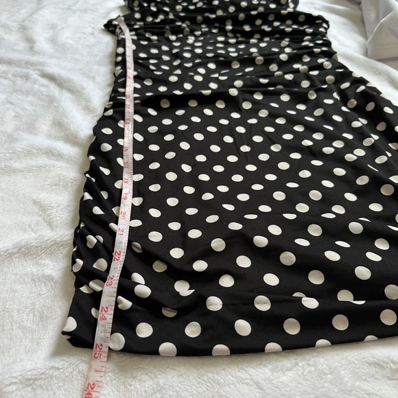 Polka Dot Guess Mini Bodycon Dress Size M Whymsy - Picture 7 of 7
